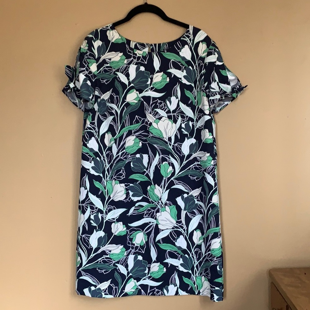 Banana Republic Floral Knee-Length Dress